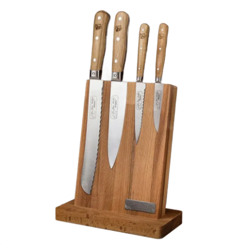 Bloque 4 cuchillos - Madera