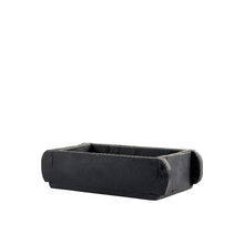 Cargar imagen en el visor de la galería, Caja de madera rectangular - negra
