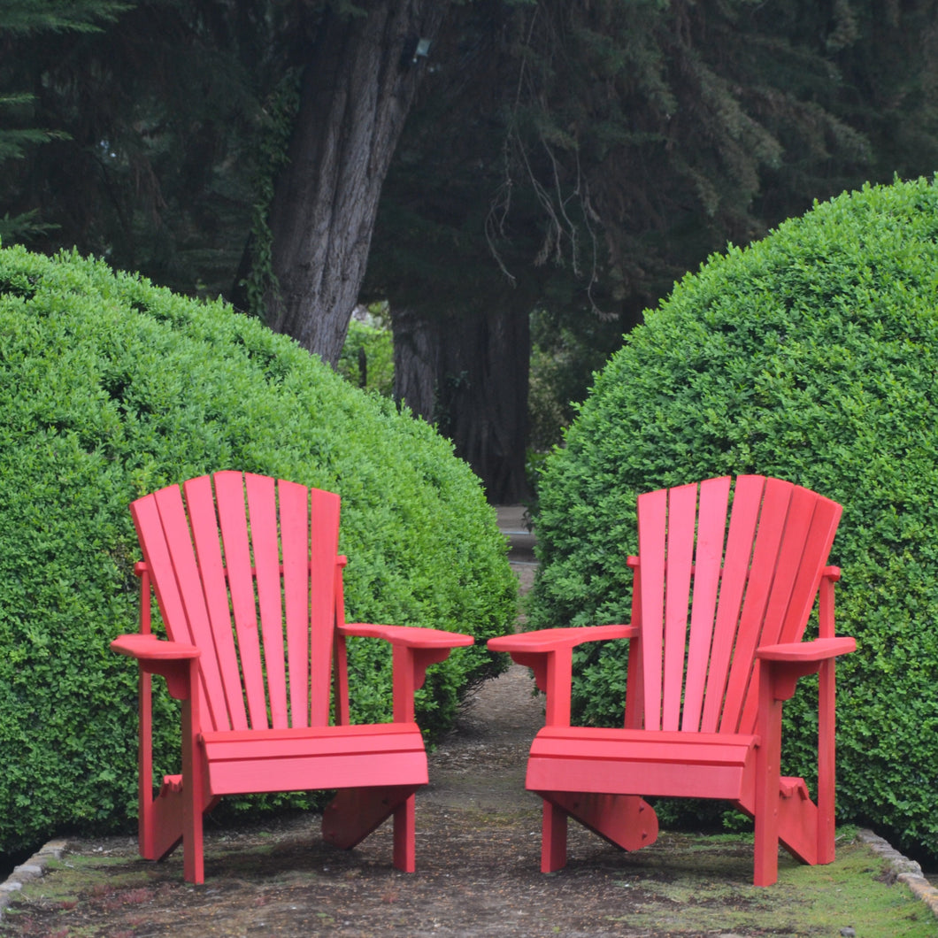 Silla Adirondack Roja