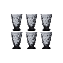 Cargar imagen en el visor de la galería, Set 6 vasos gris Lyonnais
